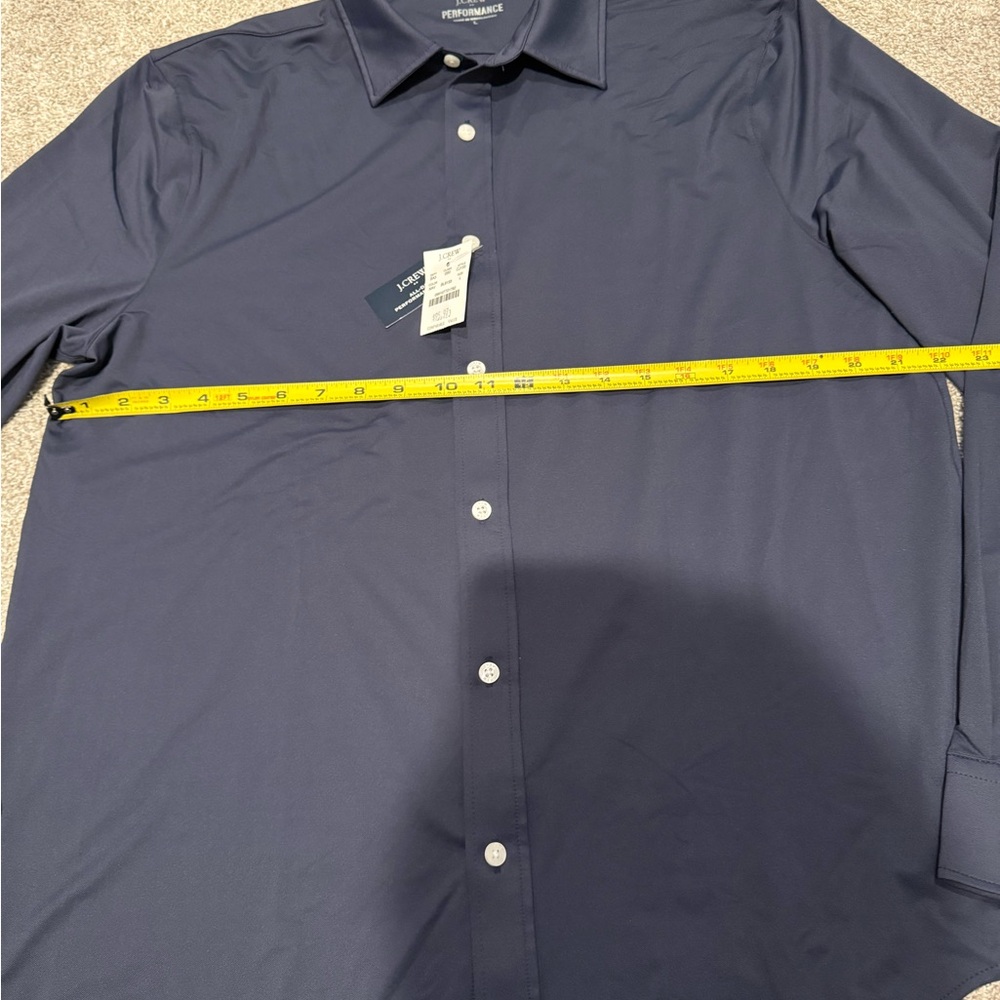 NWT - J Crew Men's Navy Blue Button Down - Picture 5 of 5